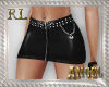 [AIB]Leather Heart Skirt