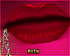 P| Lips Clutch Rouge