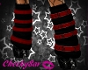 !Cs Red Leg Warmers