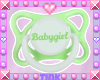 Babygirl Paci | Green