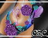 {CSC} Flowers PurpleTeal