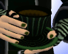 Green Striped TeaCup