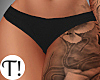 T! Mini Shorts Black/Tat