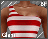 Nautical Red Stripes BF