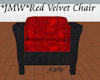 *JMW*Red Velvet Chair