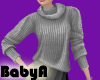 ~BA Gray Sweater