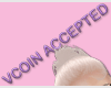 VCOIN Purple Sign