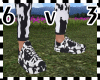 6v3| Cow Sneakers