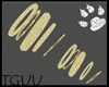 [TGUU] R Gold bracelet