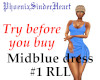 Midblue dress #1 RLL