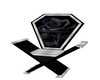 Black rose chair