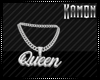 MK| Queen Neck Silver