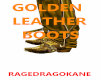 GOLDEN LEATHER BOOTS