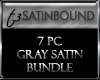 T3 SatinBound Gray Satin