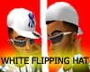 [H]White Yankees Hat [Z]