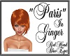 RHBE."Paris" in Ginger