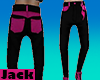 -B- Black and Pink Jeans