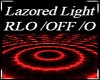 Red Lazored Floor Light
