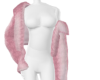 Pink fur coat