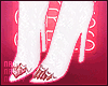 ɳ White Lace Boots