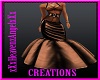 Sandy Brown Gothic Gown
