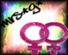 {G} Lesbian Women Symbol