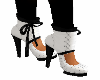 BLK/WHITE HIGHHEEL SHOES