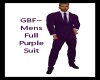 GBF~Men's Full Suit Purp