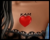 M1 Kam Love Chest Tattoo