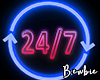 (B) 24-7 Sign Neon v3