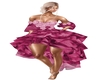 4443 Rose High/Low gown