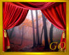 Red Curtain Back Drop