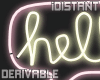 [iD] Hello Neon Sign