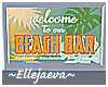 Cafe Beach Bar Sign