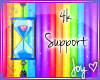 4k Support Sticker