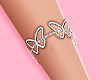 {L} Butterfly bracelet