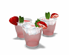 Strawberry Drinks Trio