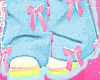 Pastel Fur Boots