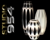 S954 Silver Urn Grouping