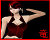 [竜]Red lapel Bra