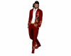 .(IH) 2 PIECE SUIT RED