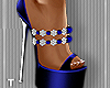 PamperMe Blue Jewel Heel