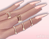 Babygirl Pink Nails Ring
