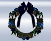 ~D~  Bl & Sl Xmas Wreath