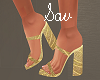 Gold Sandals