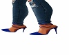 Sexy Blue Heels