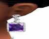 Purple Diamond Earings