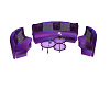 Purple Mosaic Sofa set