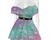 Glitter Babydoll Dress