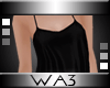 WA3 Slip Dress Black